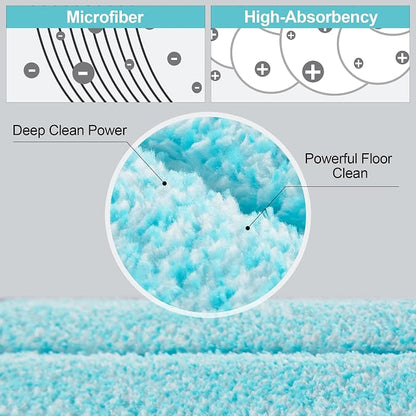 JOYMOOP 18 Inch Dust Mop for Hardwood Floors, Heavy Duty Industrial Wet Dry Mops - Image 9