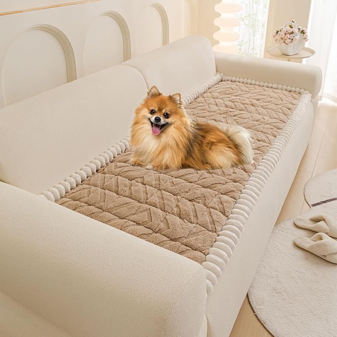 OTOB Couch Cover for Dogs Washable Pet Friendly, Non Slip Plush Funny Fuzzy by OTOB