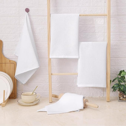 Homaxy 100% Cotton Waffle Weave Kitchen Towels - Image 7