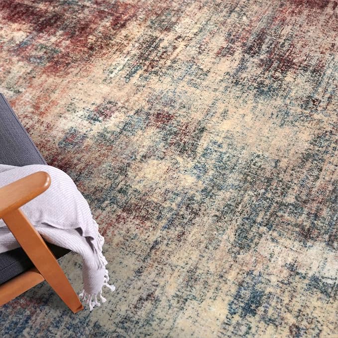 IOHOUZE Small Abstract Area Rug 2x3 Ft Entryway Rugs Washable Door Mat Indoor - Image 7