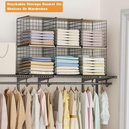3PCS Stackable Closet Organizers and Storage, Shelves - Image 5