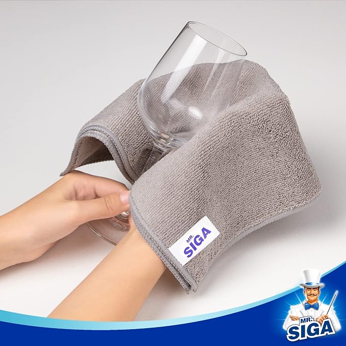 MR.SIGA Microfiber Cleaning Cloth, Size: 13.8" x 15.7" - Image 7