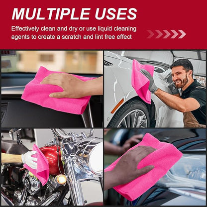 200 Pcs Microfiber Cleaning Cloth 16x16 Inch Microfiber Towels - Image 6