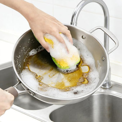 Dish Sponges Kitchen, 12 Pack Multi-Purpose Microfiber Scrub Sponge - Image 9