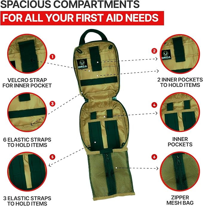 MOLLE Rip Away EMT First Aid IFAK Pouch Medical Empty Bag