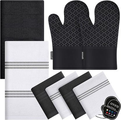 Dish Towels and Dishcloths by QEVOOON