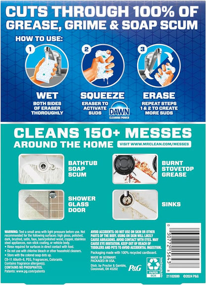 Mr. Clean Magic Eraser Foaming Sponge, All Purpose Cleaner, Dawn Cleaning Power - Image 14