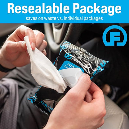 Fortress Car Interior Wipes for Car Interior Cleaning, and Steering Wheel - Image 3