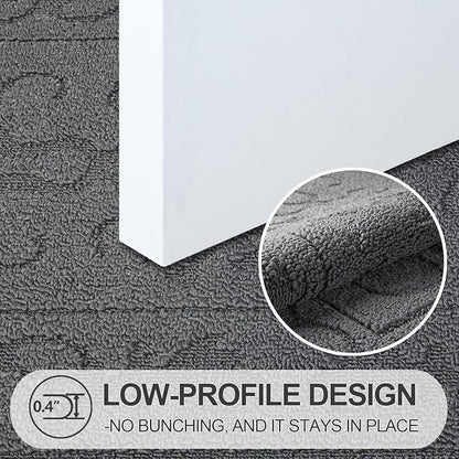 FONEYI Indoor Door Mat 24" x 36", Dirt Trapper Door Mats Non-Slip Entryway Rugs - Image 3