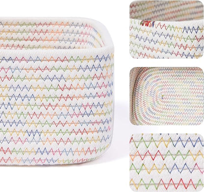 MiniArk Small Storage Baskets for Organizing | Closet Organizer Bins | Shelf - Image 2