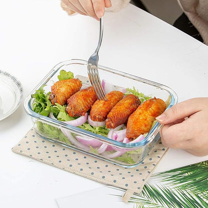 C CREST Glass Meal Prep Containers, Glass Food Storage Containers - Image 7