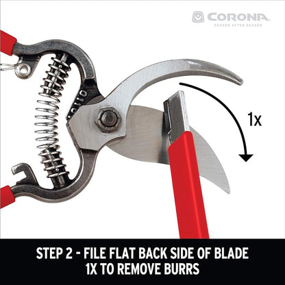 Corona Tools Handheld Garden Tool Sharpener– Blade Sharpener - Image 4