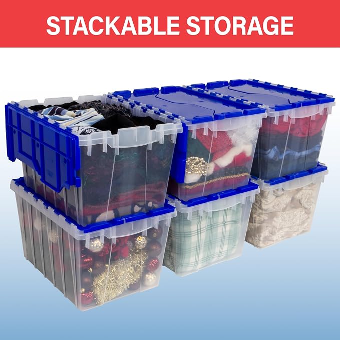 Akro-Mils KeepBox 12 Gallon Storage Container, Nesting and Stackable Plastic - Image 5