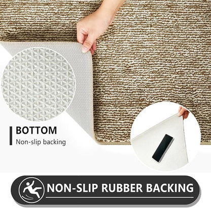 REFETONE Indoor Doormat, Front Door Mat 24"x36" Absorbent Rubber Backing Non - Image 4