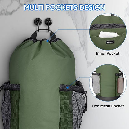 BALEINE 120L Laundry Bag Backpack, 900D Oxford Fabric Large Travel Laundry Bags - Image 3