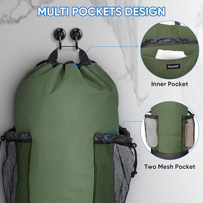 BALEINE 150L Laundry Bag Backpack, 900D Oxford Fabric Large Travel Laundry Bags - Image 3