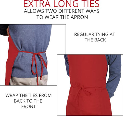 Utopia Kitchen 2 Pack Bib Apron, Adjustable - Image 6