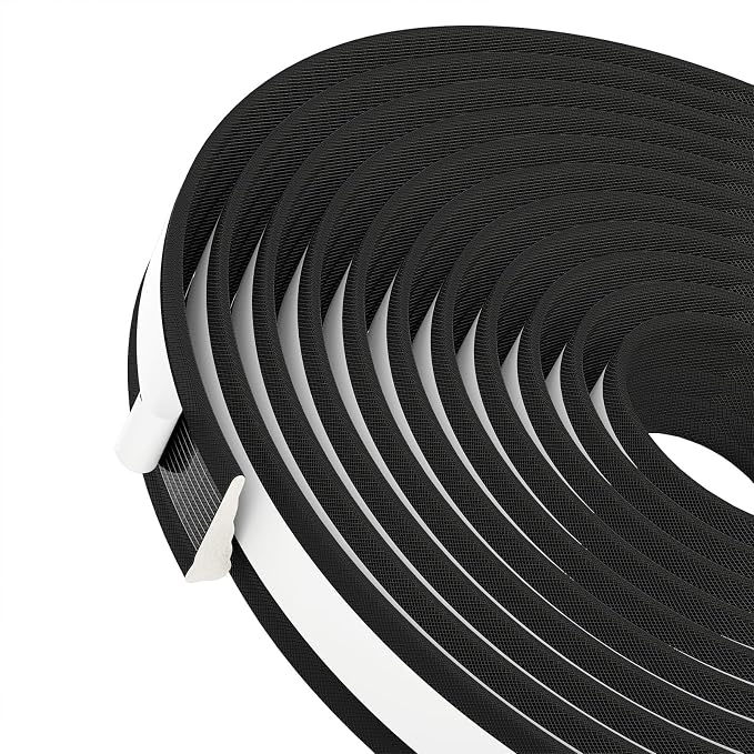 QDiShi 118" Wedge-Shape Weather Stripping Door Seal Weatherproof Foam Seals - Image 2