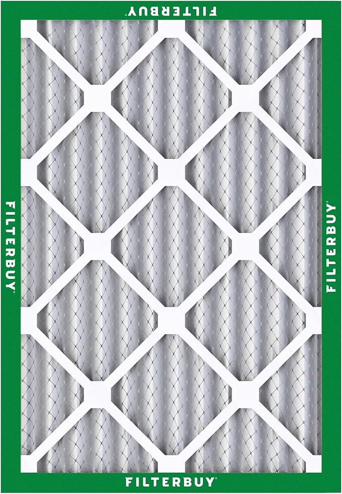 Filterbuy 30x36x2 Air Filter MERV 8 (MPR 700) Dust Defense Replacement (6-Pack), Electrostatic Pleated HVAC AC Furnace Filters, Made in USA (Actual Size: 29.81 x 35.81 x 1.75)