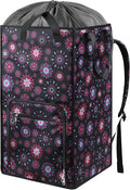Bukere Laundry Backpack Bag for Women Girls, Extra Large Laundry Basket Hamper for College Dorm Room Essentials, Adjustable Shoulder Straps, Collapsible Freestanding Laundry Bag for Gym, Yacht