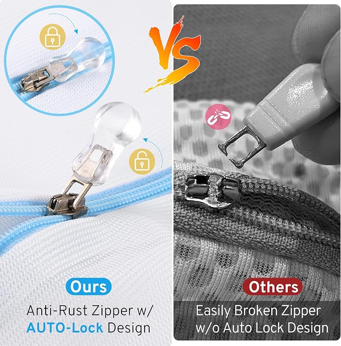 3 Pcs Mesh Laundry Bags Set for Delicates - Image 5
