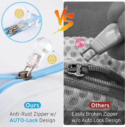 3 Pack 3 Size Mesh Laundry Bags Set - Image 6