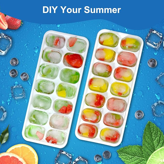 5 Pack 70 Cube Silicone Ice Cube Trays - Image 5