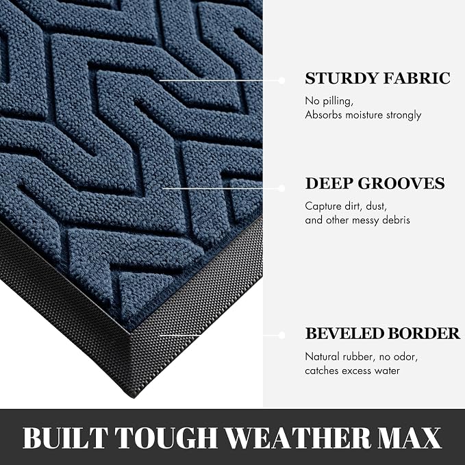 Yimobra Extra Large Door Mat Outside Entrance 60x32, Waterproof Heavy Duty - Image 4