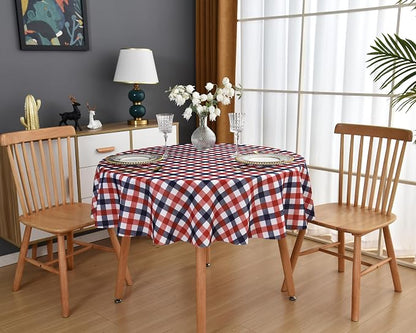 Waterproof Plaid Tablecloth Fabric - Image 8