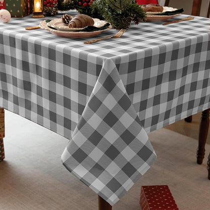 Waterproof Checkered Tablecloth Fabric - Image 2