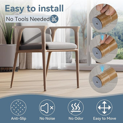 24PCS Extra Small Silicone Chair Leg Floor Protectors - Image 4