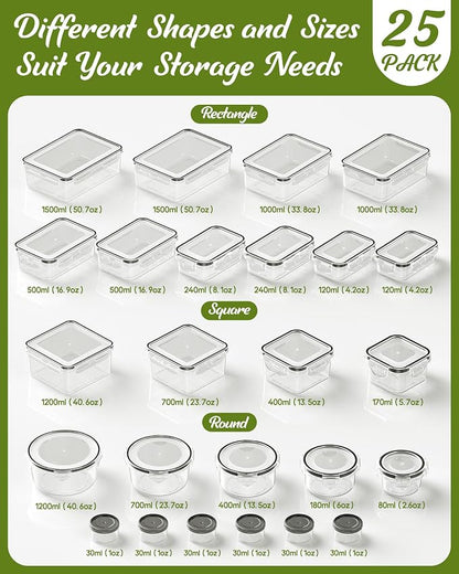 50 Piece Food Storage Containers - Image 2
