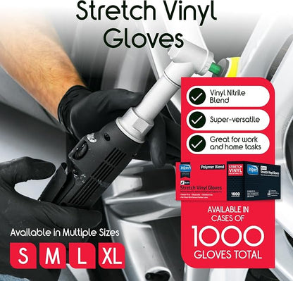 Inspire Black Nitrile Gloves | THE ORIGINAL Quality Black Gloves Disposable - Image 2