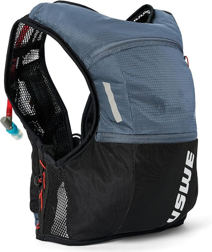 USWE Rush 8L Bike Hydration Vest, Adjustable Chest Straps Running Hydration Vest, 2.0L Hydration Bladder, Mountain Biking, Gravel & Cycling with Reflective Details, Men & Women