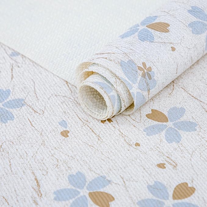 Cabinet Liners 5Rolls 18 x 96 Inch Wide Non Adhesive Kitchen Drawer Liner by DwellAid