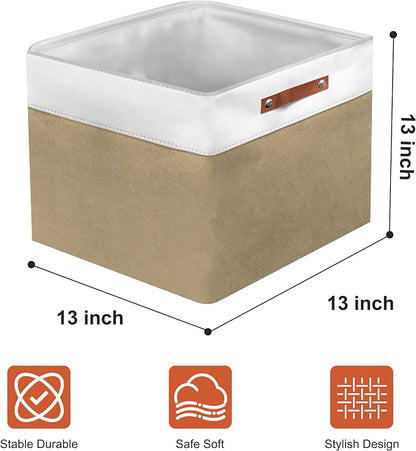 13in Open Fabric Storage Basket - Image 2