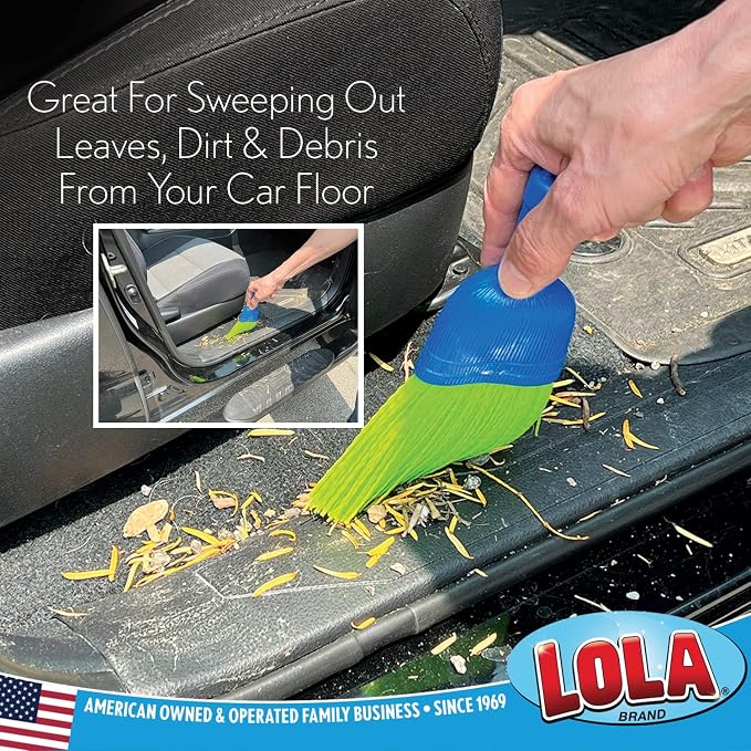 LOLA Whisk Broom, Hand Brush, Durable Bristles, Whisks Away Dirt & Debris - Image 3