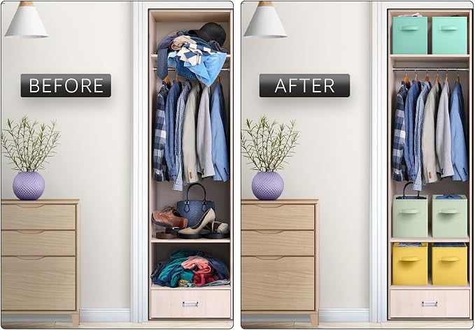 Sorbus Fabric Storage Cubes - Image 6