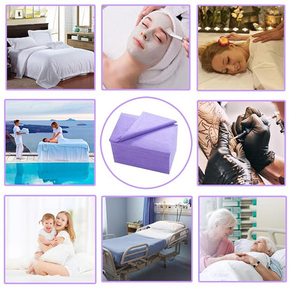 Disposable Bed Sheets 100 Pcs 31" x 71" Massage Table Sheets Non Woven Fabric - Image 4