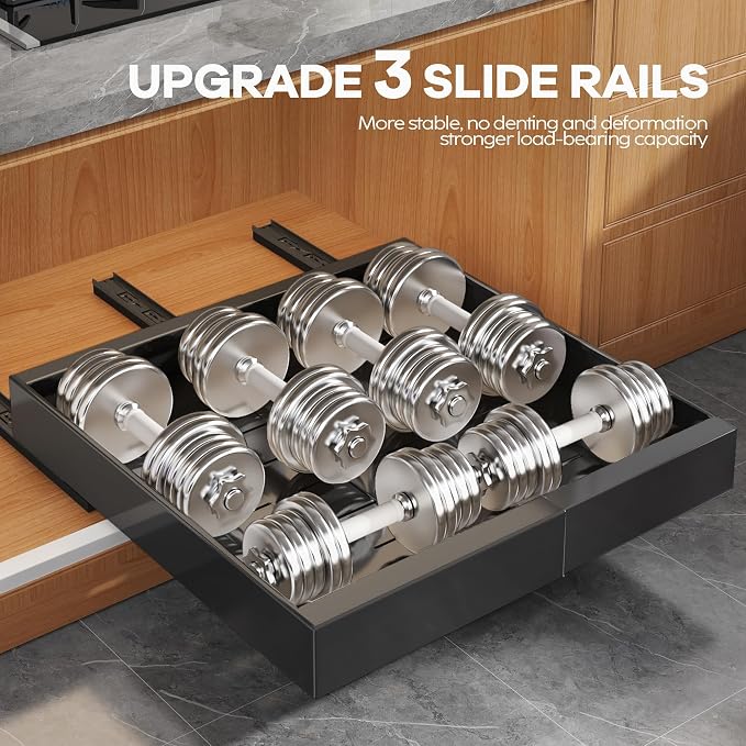 Seinloes 4Pack Expandable Pull Out Cabinet Organizer 21"Deep - Image 5