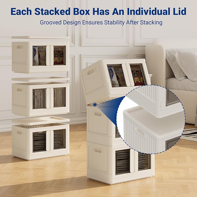 FLEXIMOUNTS 110 QT Stackable Storage Bins - Image 7