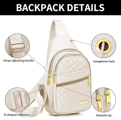 Small Sling Bag For Women Men Casual Crossbody Sling Backpack