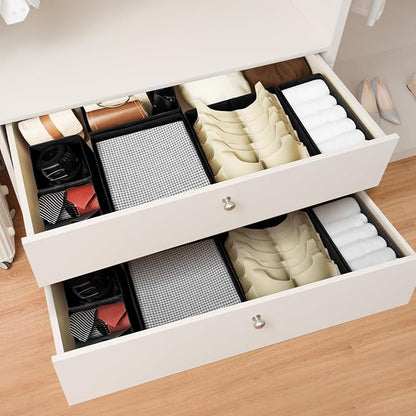 Cupic Cupid Drawer Organizer, Dresser Organizers, Foldabe Drawer Organizer - Image 5
