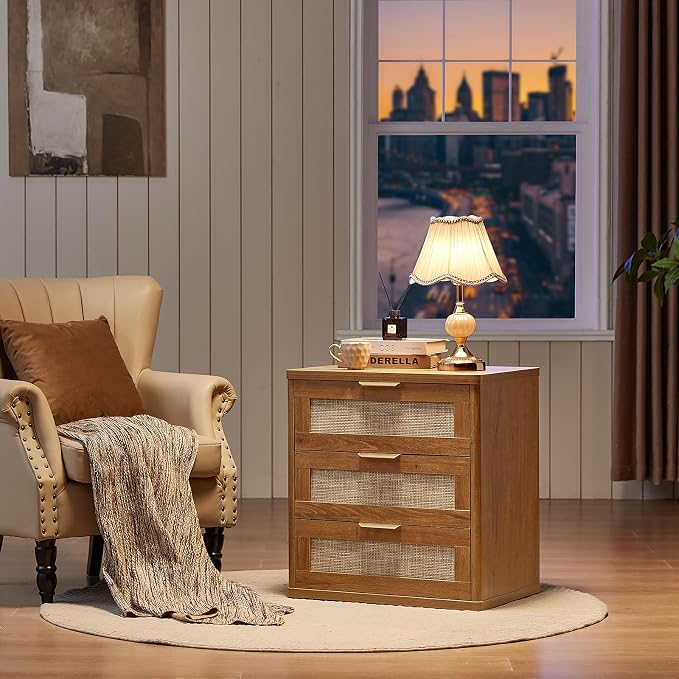 LEYAOYAO Rattan Night Stand - Image 8