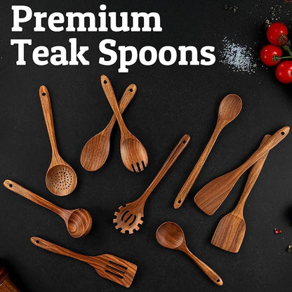 PriorityChef Extra Long Wooden Spoon - Image 7