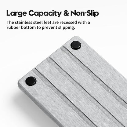 2 Pack Fast Drying Water Absorbing Diatomite Stone Mat Tray - Image 6