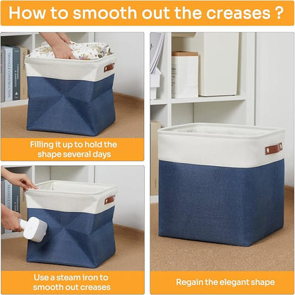 DULLEMELO Storage Baskets for Shelves Closet Storage, Large Home Organization - Image 4
