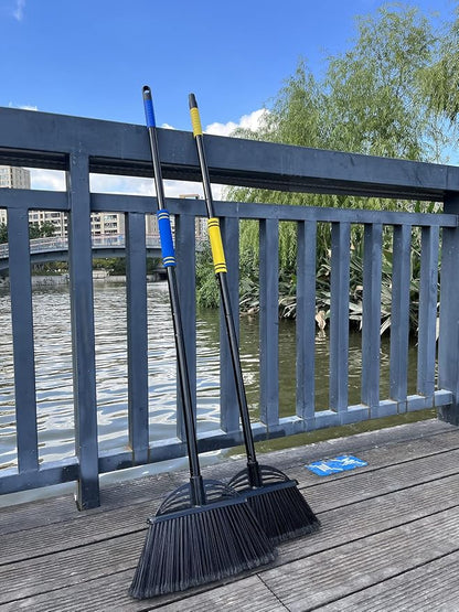 Four-Section Rod Long-Handled Broom, Heavy-Duty Broom, Angle Broom - Image 9