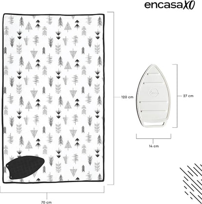 Encasa XO Ironing Mat/Pad with 3mm Padding & Silicone Iron Rest - Image 4