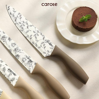 CAROTE 12PCS Knife Set, Kitchen Knife Set - Image 6